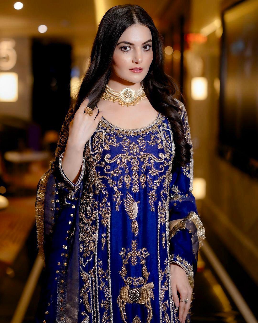 Blue Indian salwar kameez suit set Readymade dress
