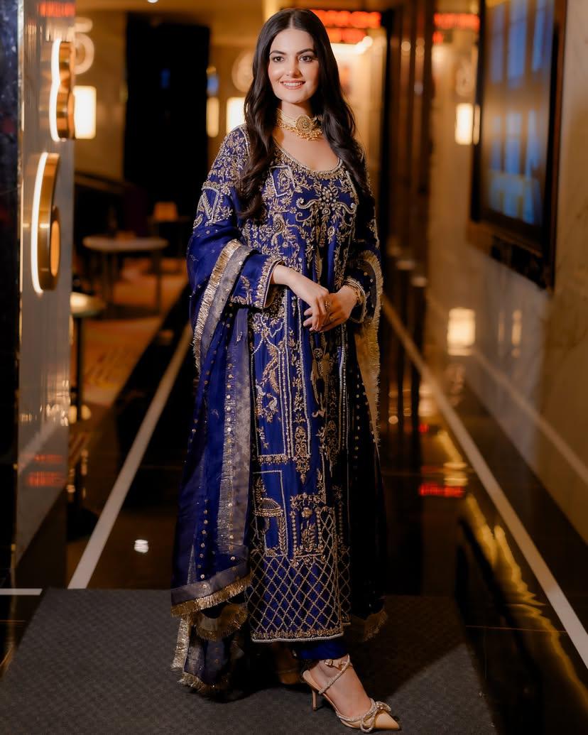 Blue Indian salwar kameez suit set Readymade dress