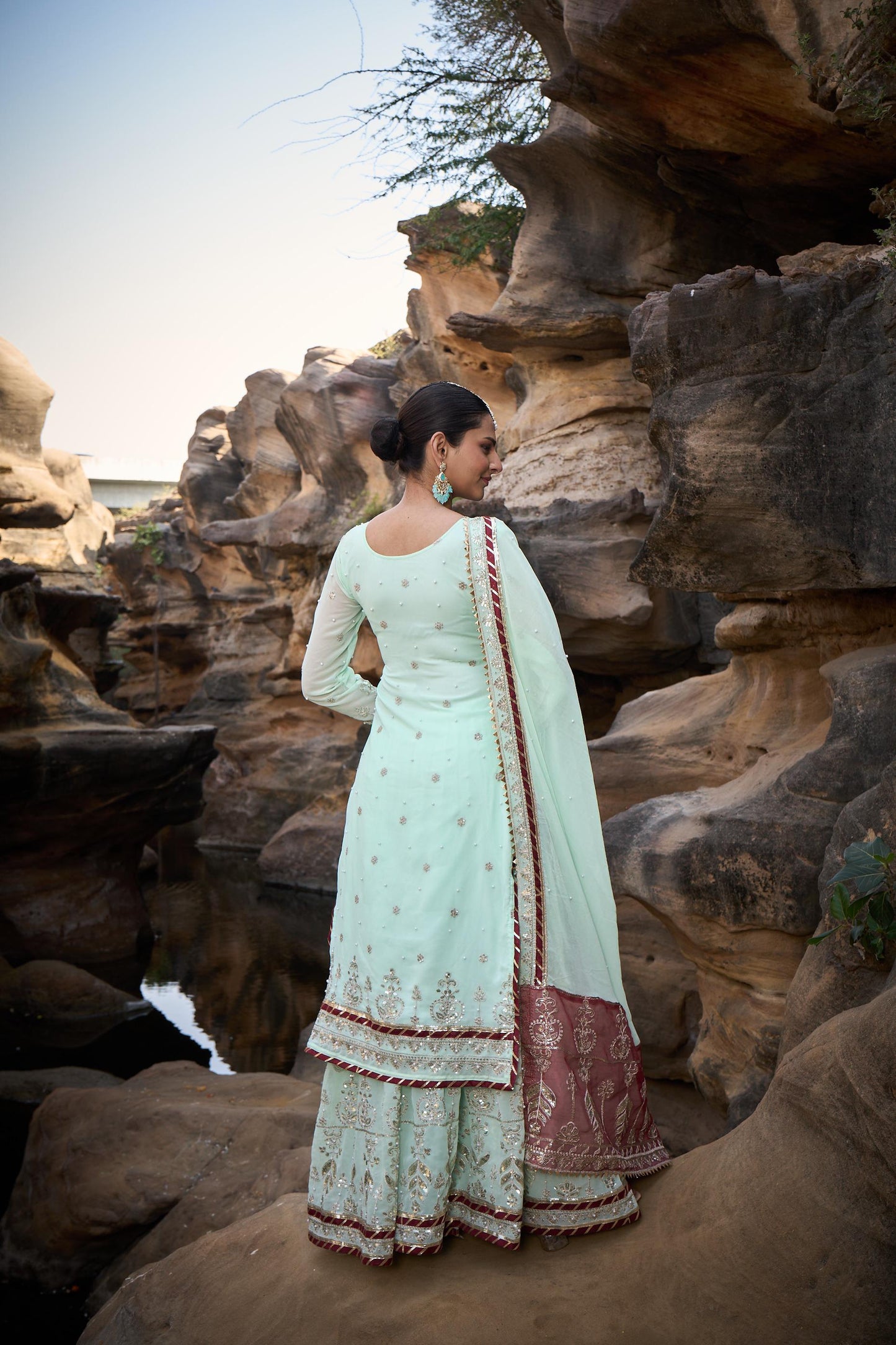 Palazzo Suit Set Indian Dress Ready to wear Salwar kameez