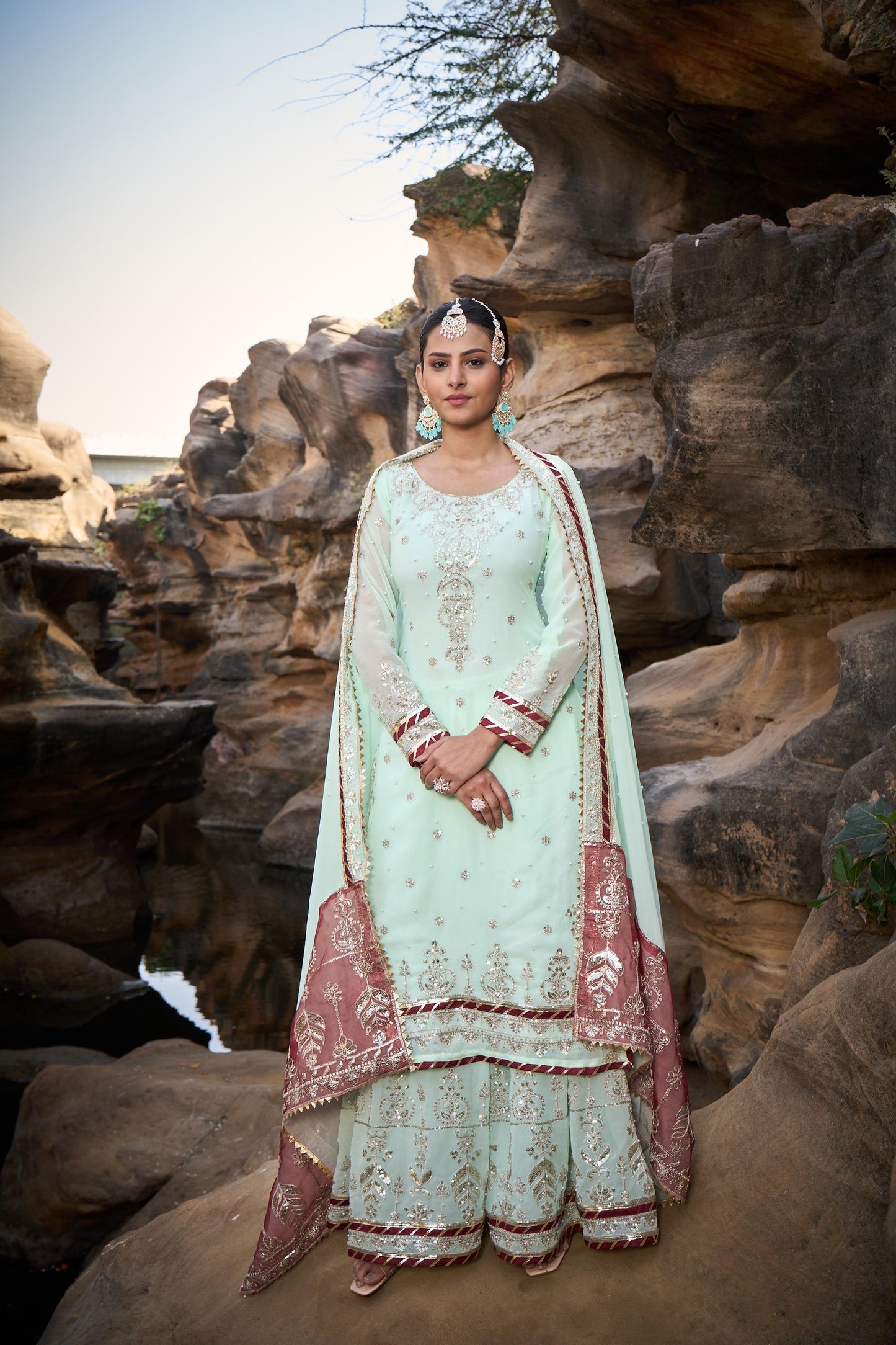 Palazzo Suit Set Indian Dress Ready to wear Salwar kameez