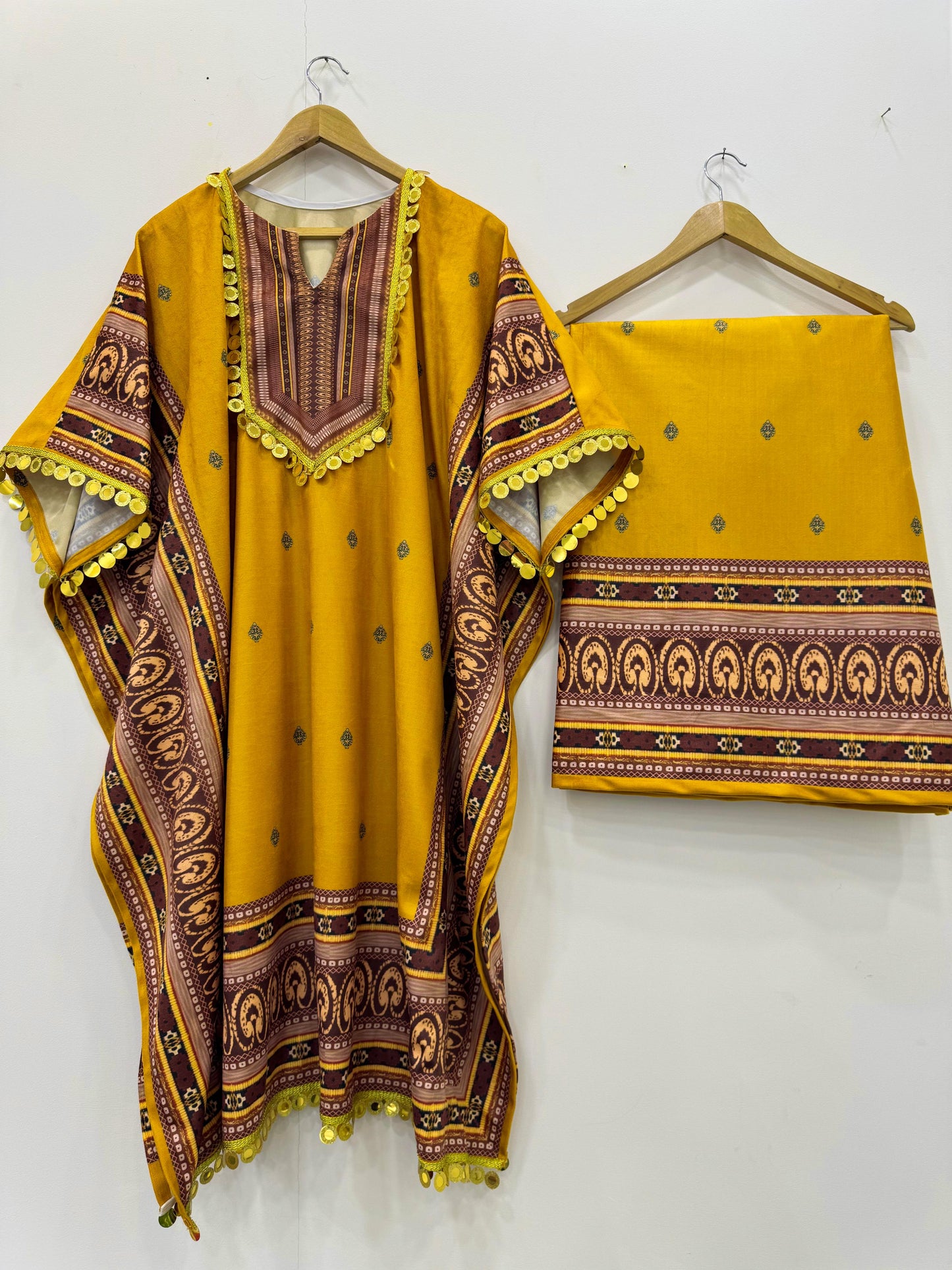 Kaftan Palazzo Suit Set Readymade Pakistani Stitched New Indian Ready To Wear