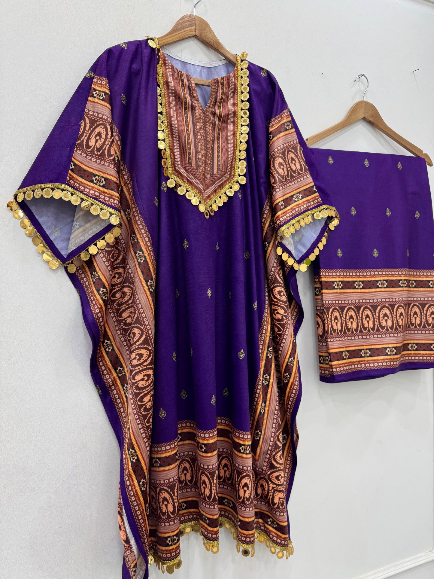 Kaftan Palazzo Suit Set Readymade Pakistani Stitched New Indian Ready To Wear