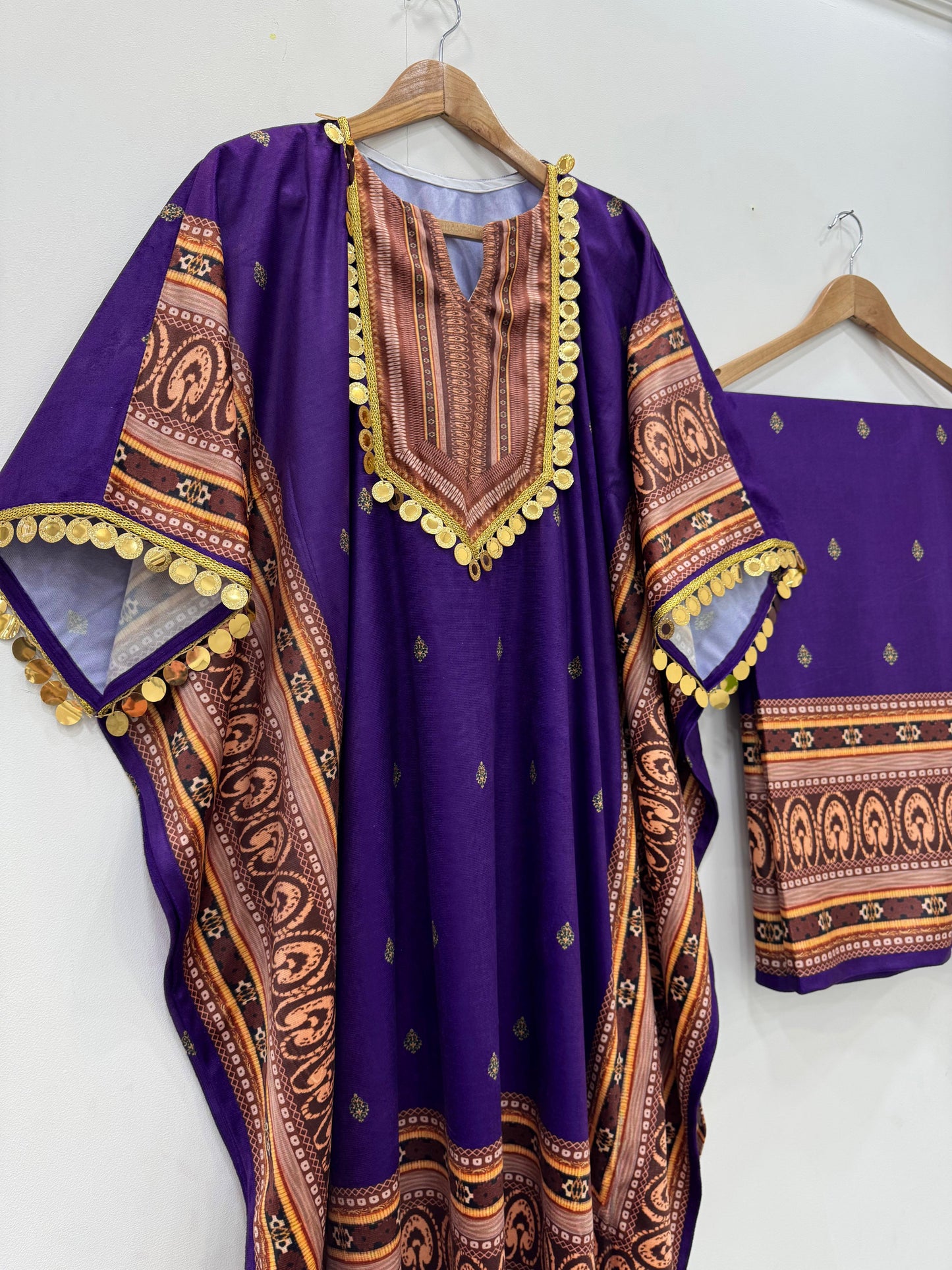 Kaftan Palazzo Suit Set Readymade Pakistani Stitched New Indian Ready To Wear