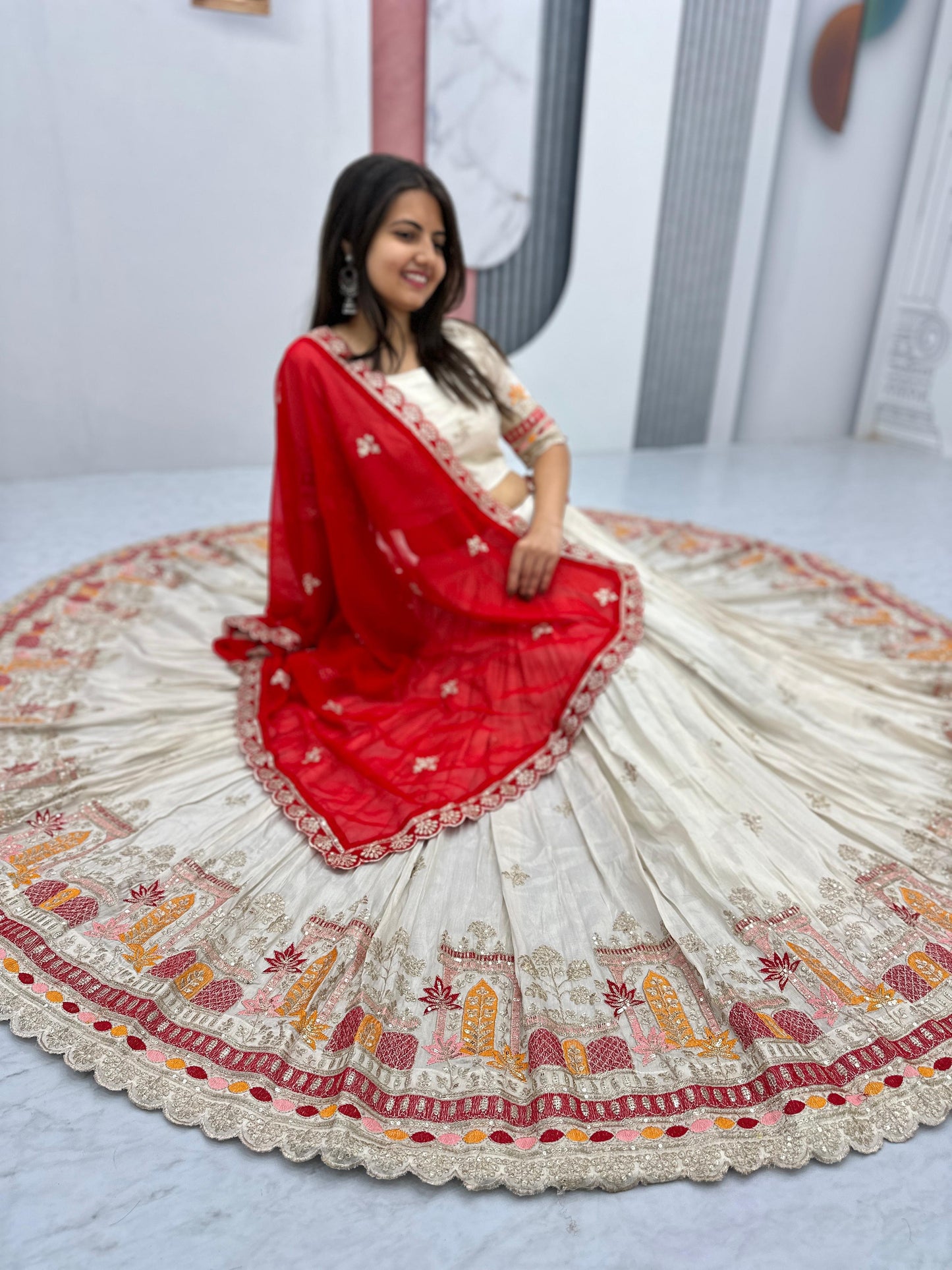 Lehenga Choli Readymade Stitched For Wedding Women Party Skirt Ready To Wear