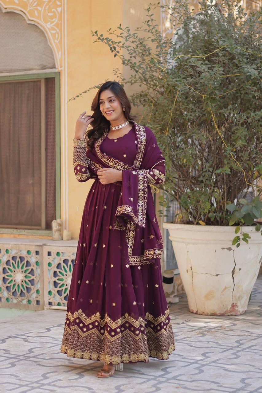 Anarkali Salwar Kameez Readymade Stitched New Indian Ready To Wear Wedding Suit