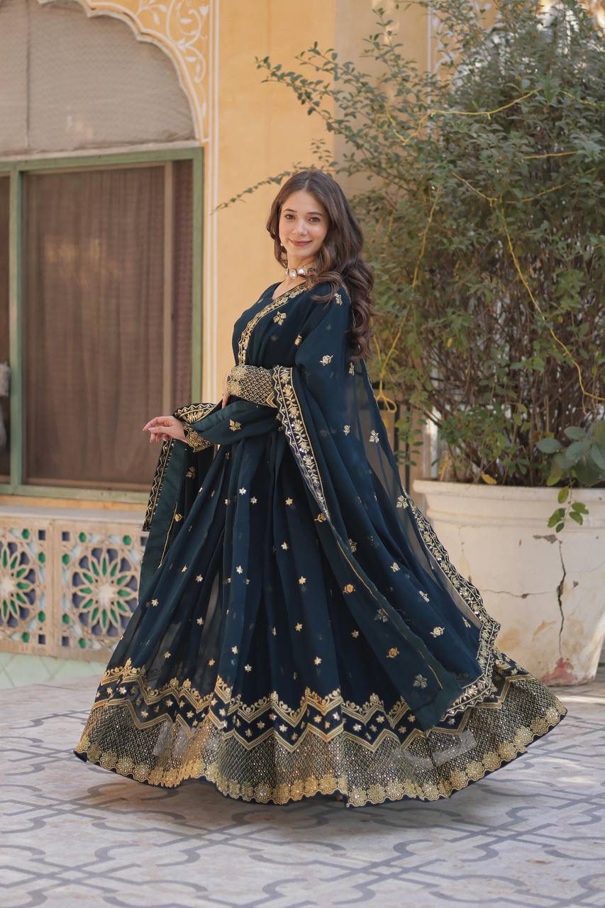 Anarkali Salwar Kameez Readymade Stitched New Indian Ready To Wear Wedding Suit