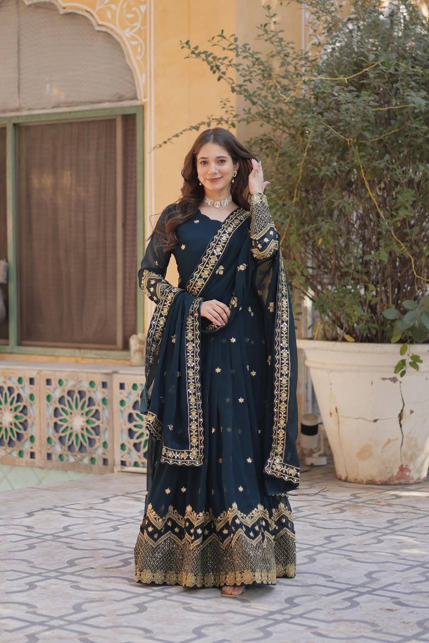 Anarkali Salwar Kameez Readymade Stitched New Indian Ready To Wear Wedding Suit