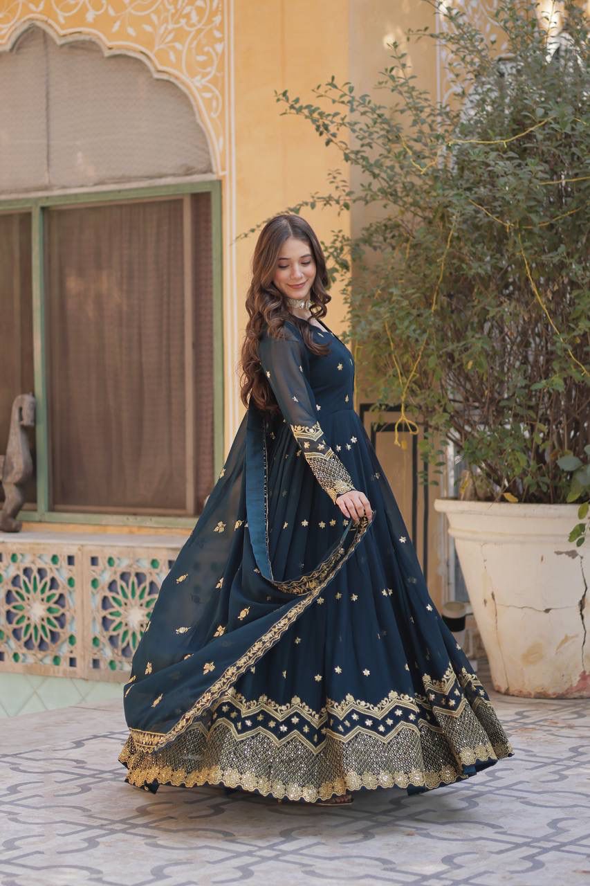 Anarkali Salwar Kameez Readymade Stitched New Indian Ready To Wear Wedding Suit