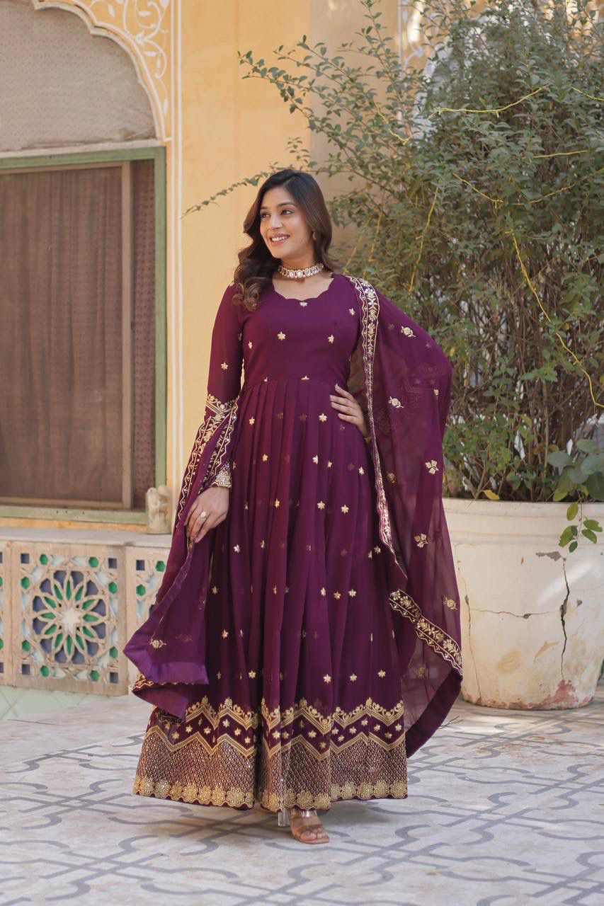 Anarkali Salwar Kameez Readymade Stitched New Indian Ready To Wear Wedding Suit