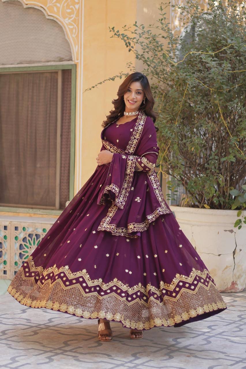 Anarkali Salwar Kameez Readymade Stitched New Indian Ready To Wear Wedding Suit