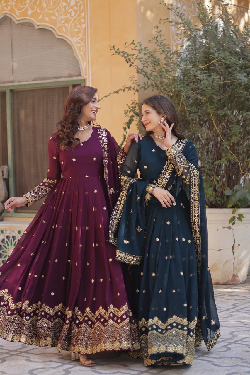 Anarkali Salwar Kameez Readymade Stitched New Indian Ready To Wear Wedding Suit