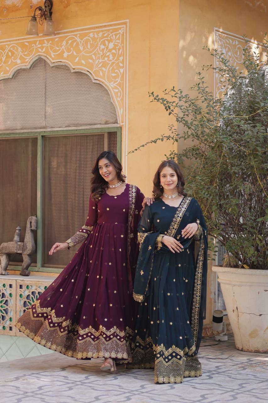 Anarkali Salwar Kameez Readymade Stitched New Indian Ready To Wear Wedding Suit