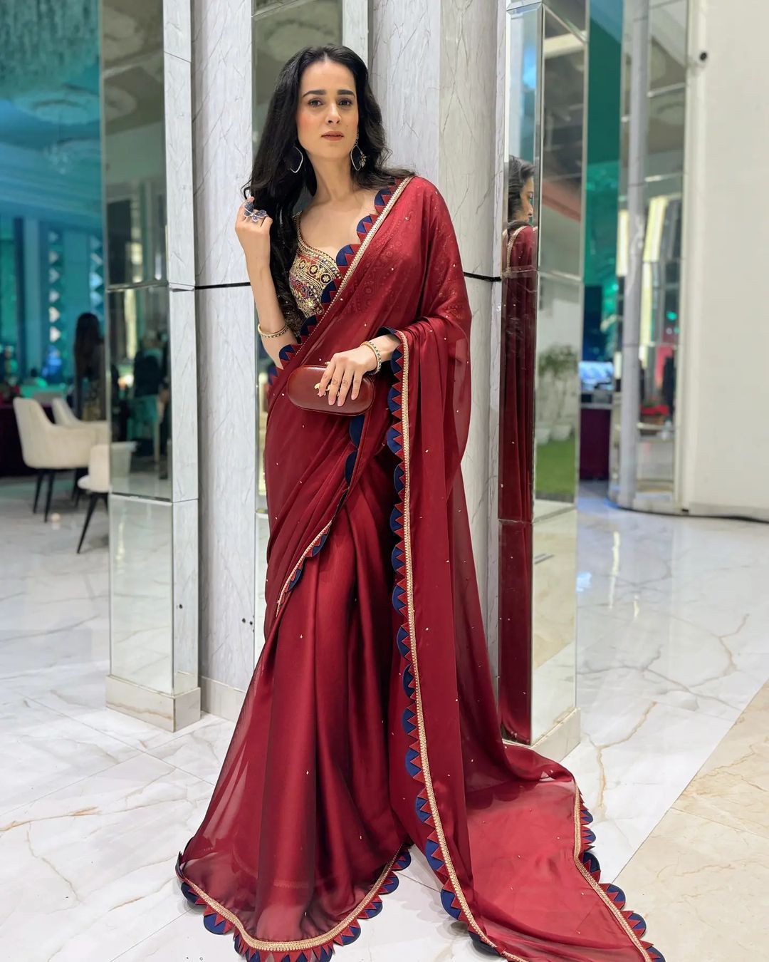 Bollywood Wedding Saree With Blouse Readymade Partywear Indian Saree