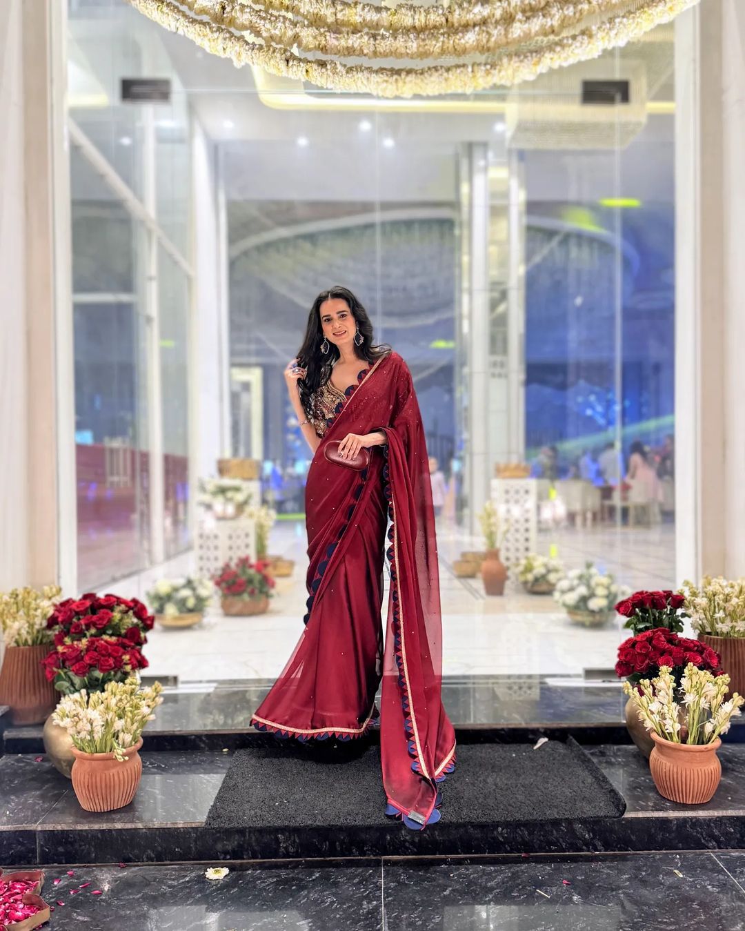 Bollywood Wedding Saree With Blouse Readymade Partywear Indian Saree