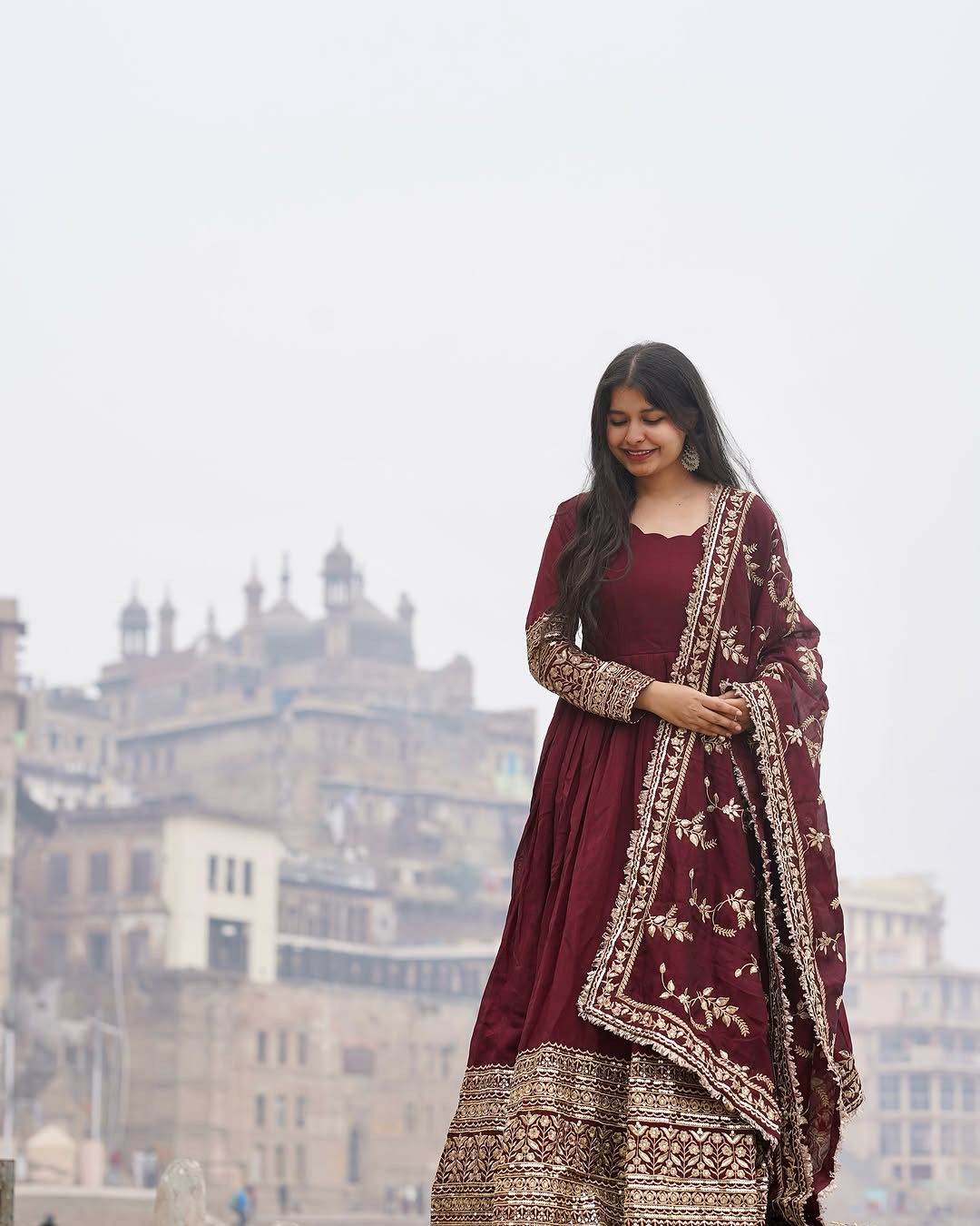 Designer Partywear Anarkali Indian salwar kameez Readymade