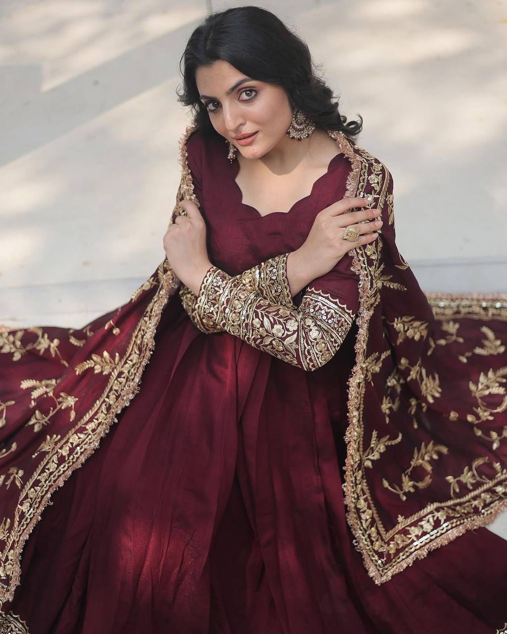 Designer Partywear Anarkali Indian salwar kameez Readymade