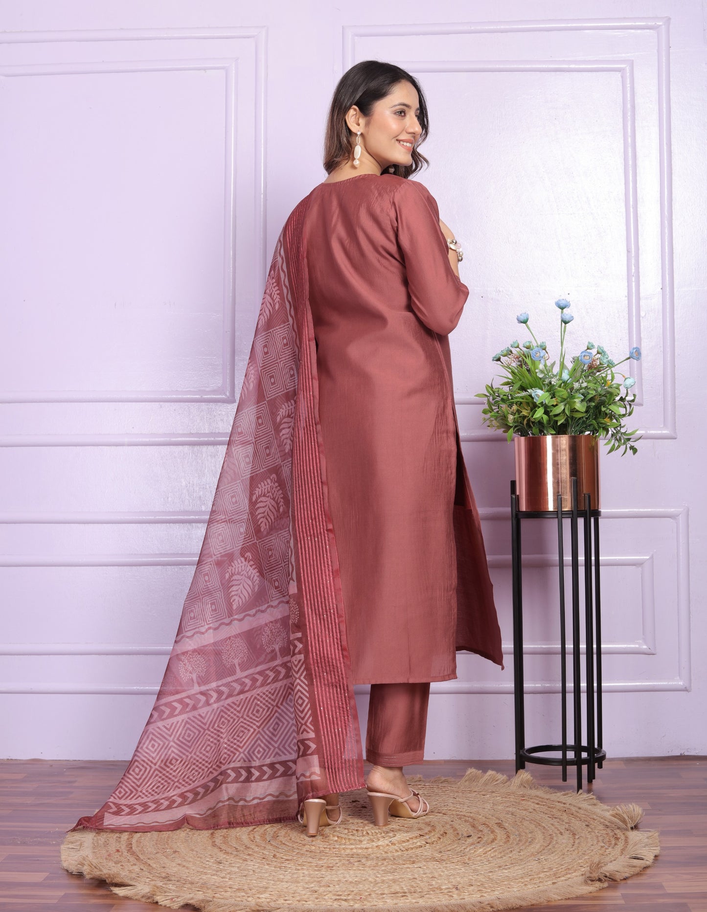 Indian Salwar Kameez dress suit set Full Stitched