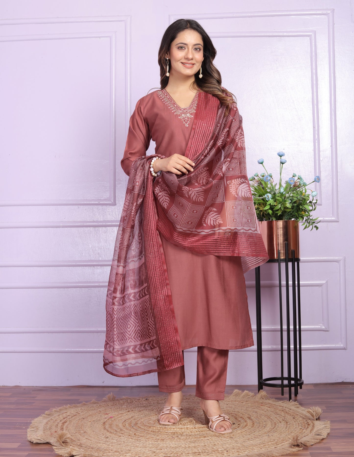 Indian Salwar Kameez dress suit set Full Stitched