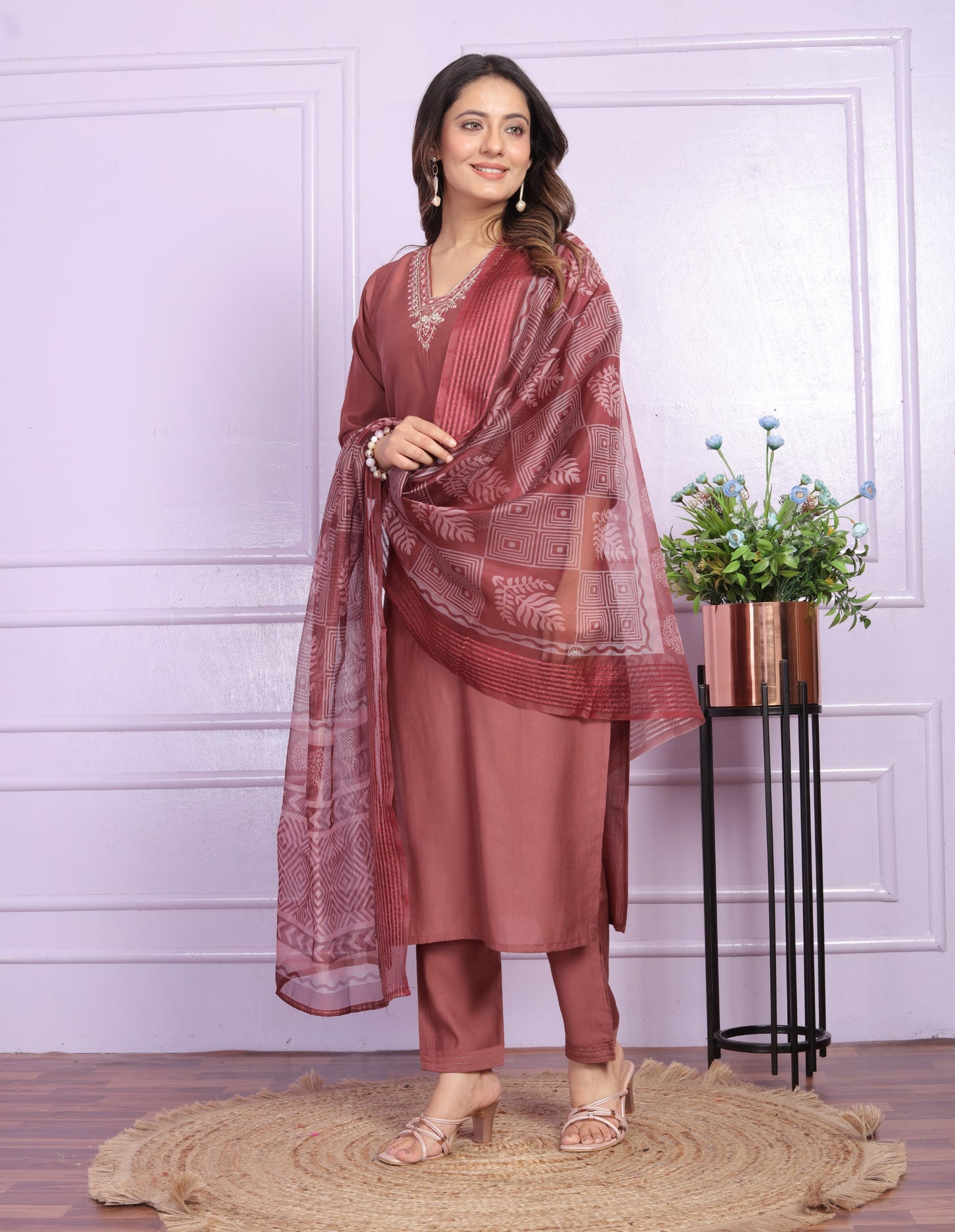 Indian Salwar Kameez dress suit set Full Stitched