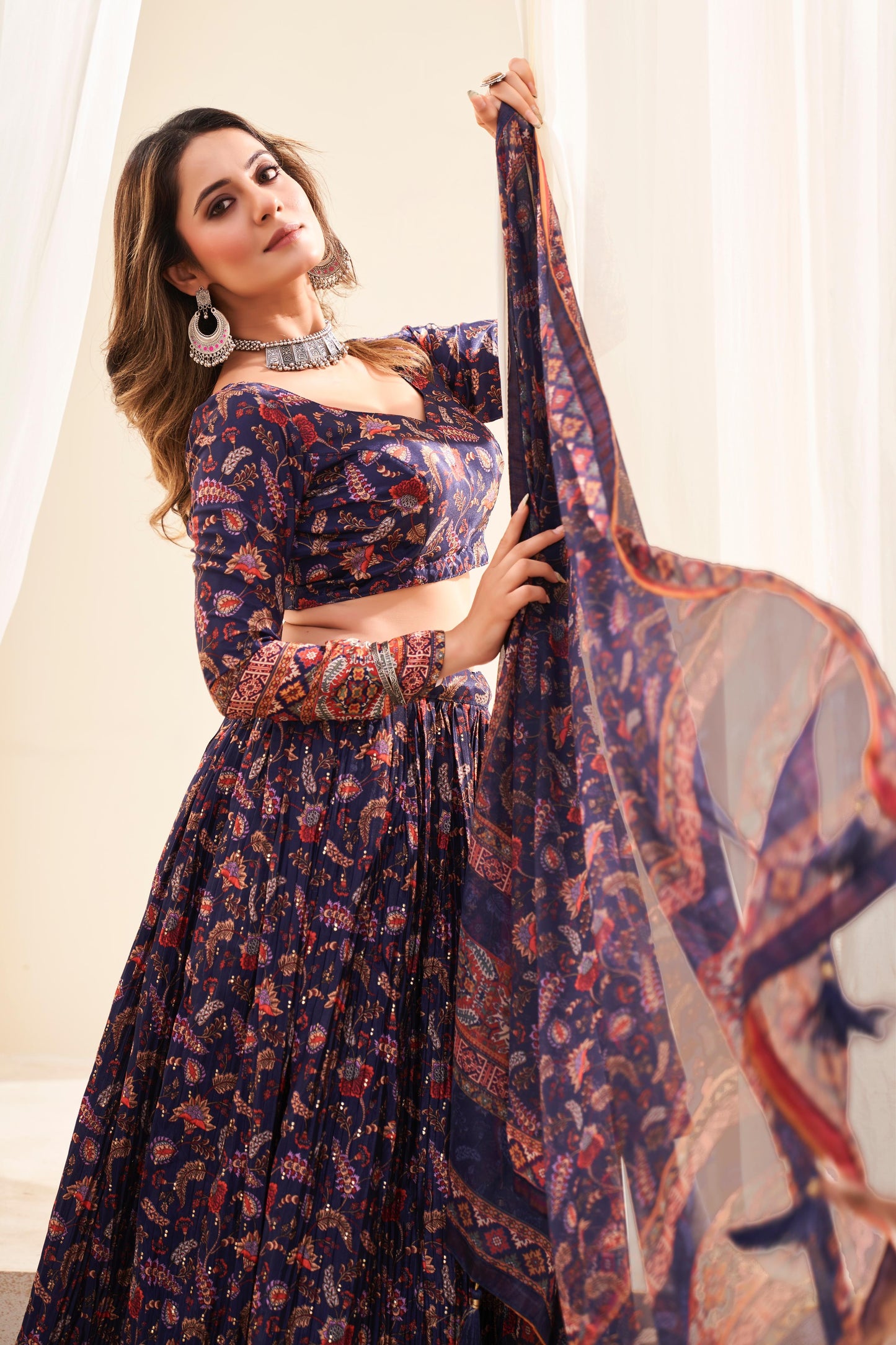 Wedding Readymade Indian Lehenga Choli with Dupatta