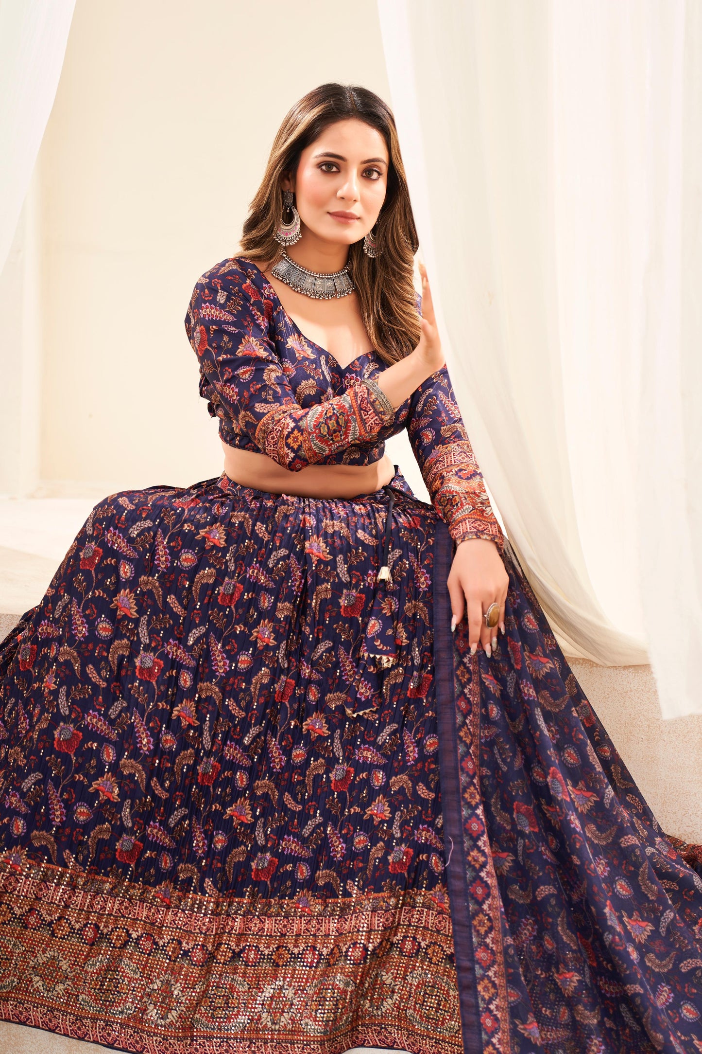 Wedding Readymade Indian Lehenga Choli with Dupatta