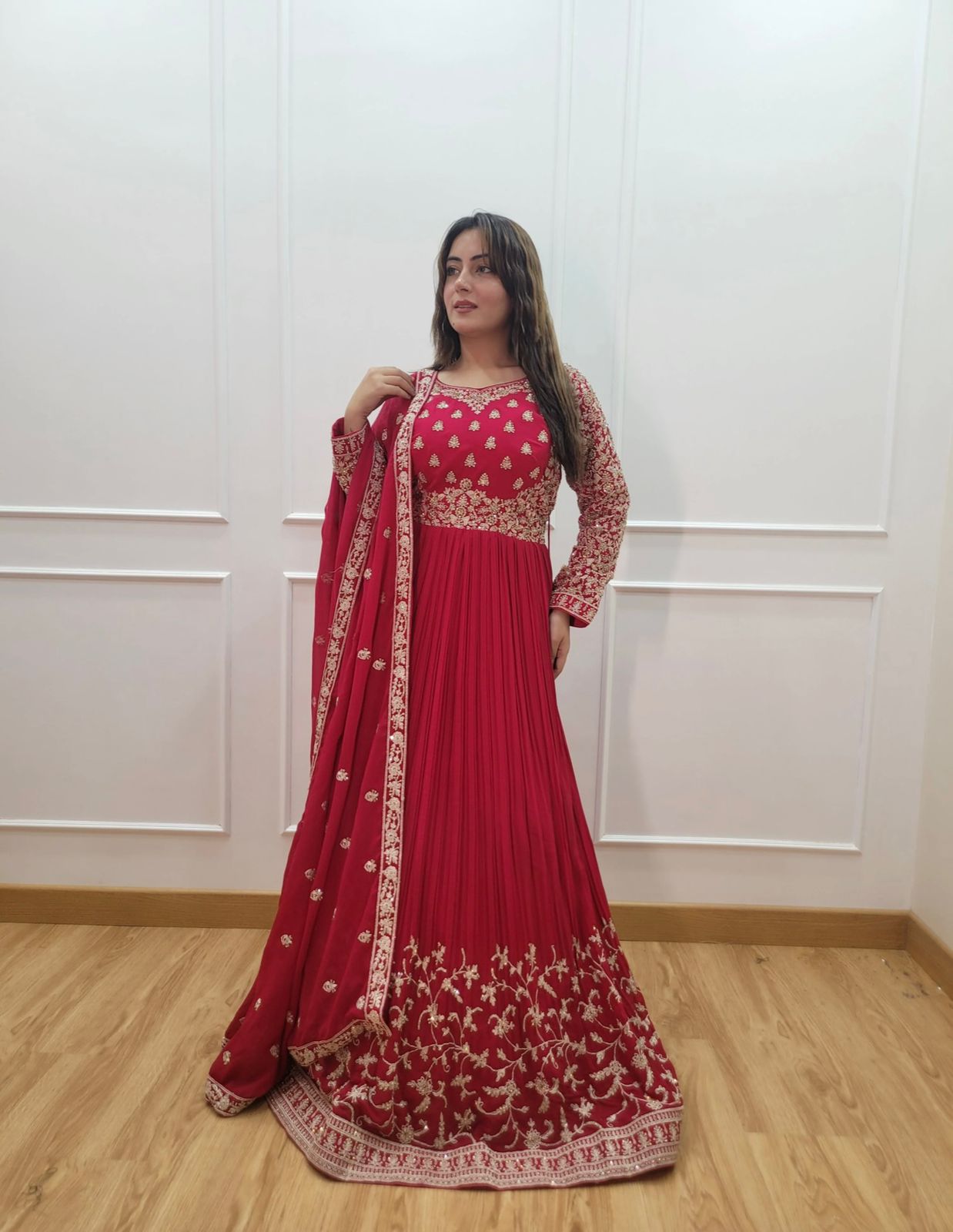 Anarkali Full Flair Readymade Salwar Kameez Suit