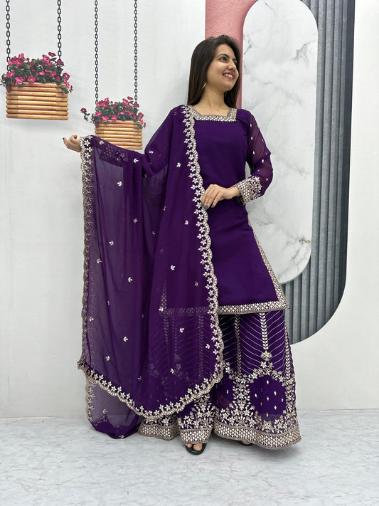 Premium Palazzo Suit Set Readymade Indian salwar Kameez dress