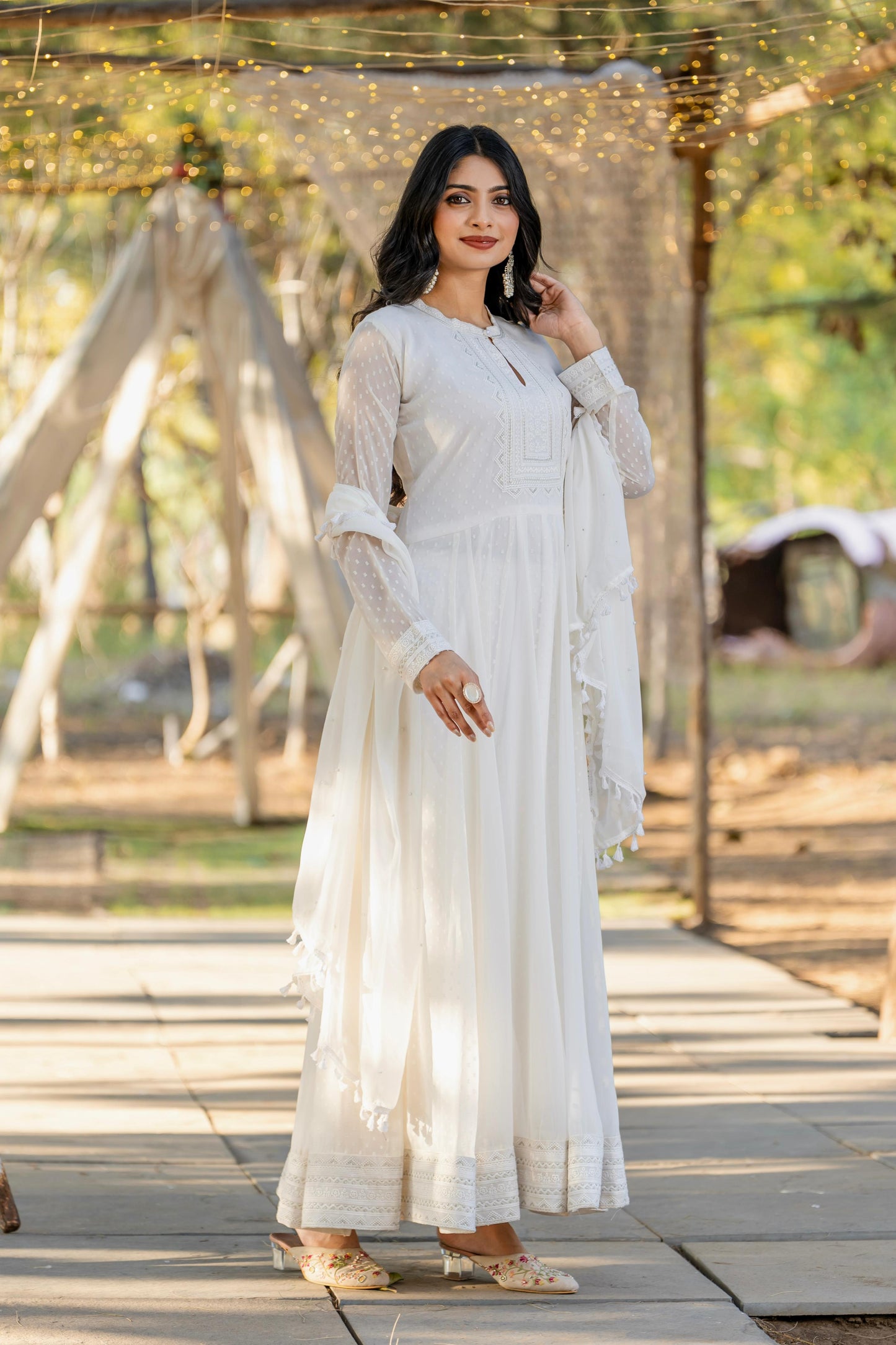 Readymade Anarkali Salwar Kameez suit set Indian dress
