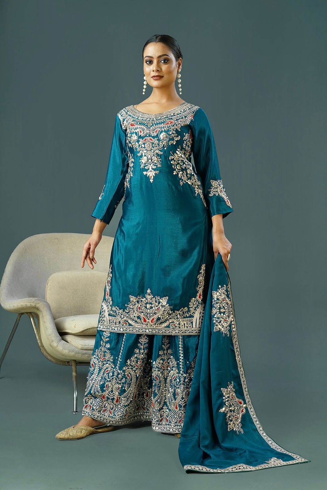 Palazzo Suit Set Ready to wear wedding salwar kameez