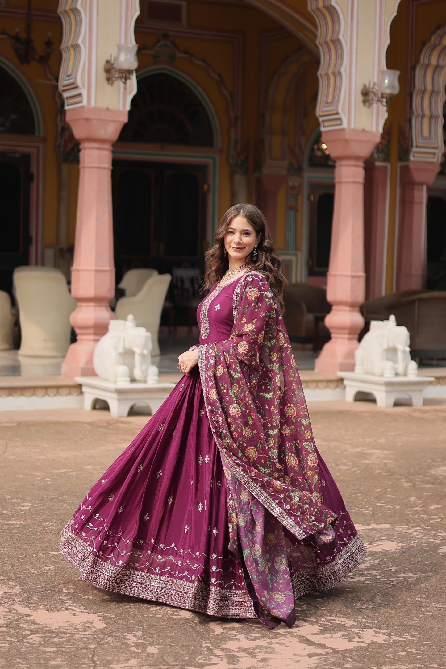 Indian Gown Dress Readymade for wedding Anarkali Full Flair