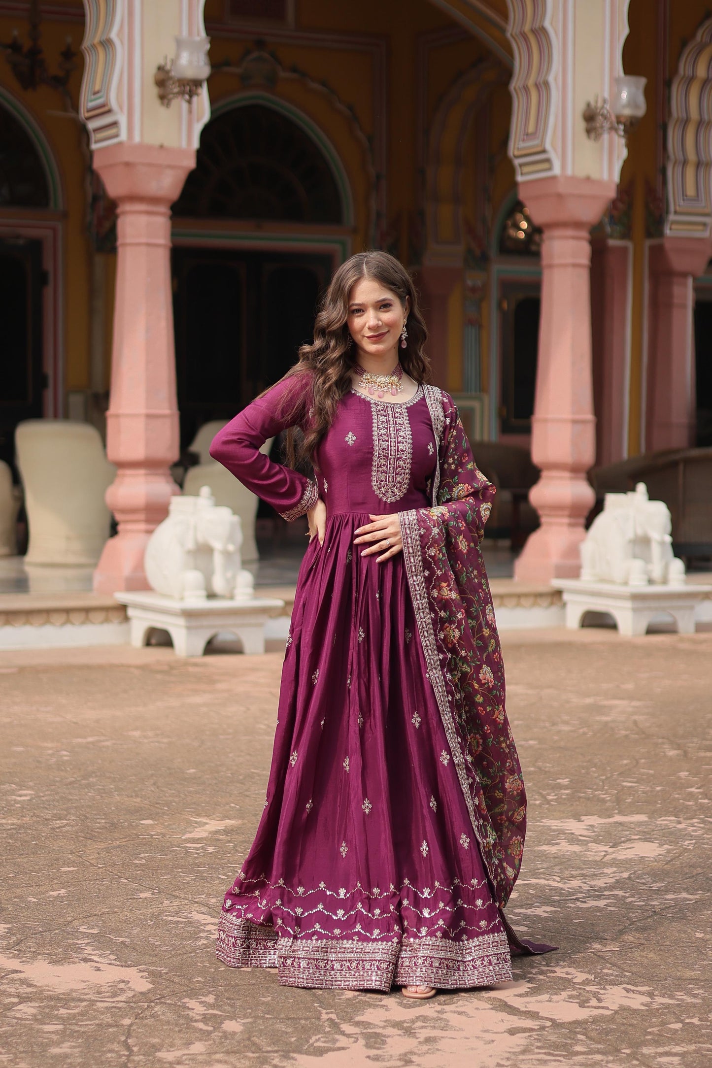 Indian Gown Dress Readymade for wedding Anarkali Full Flair