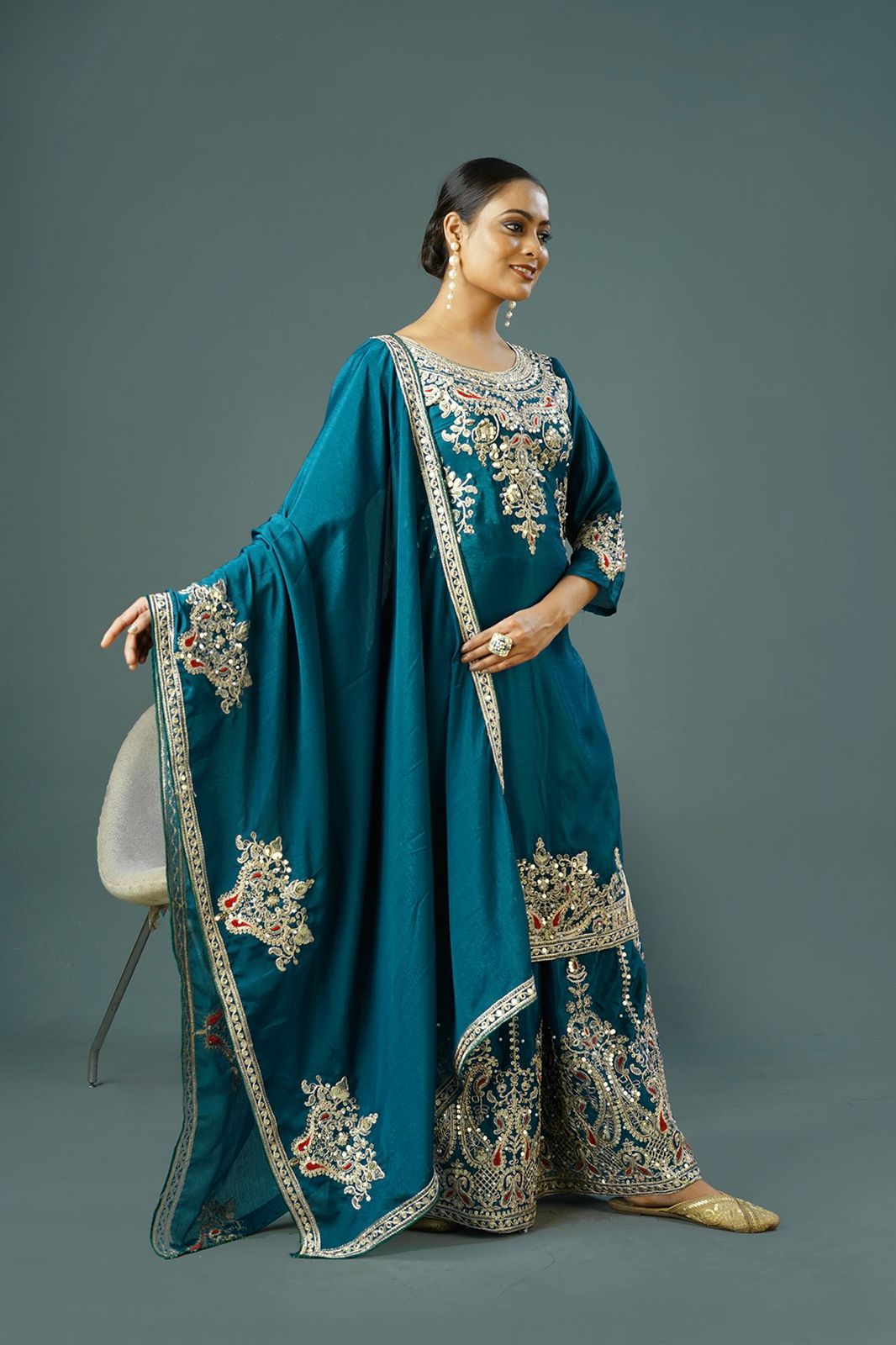 Palazzo Suit Set Ready to wear wedding salwar kameez