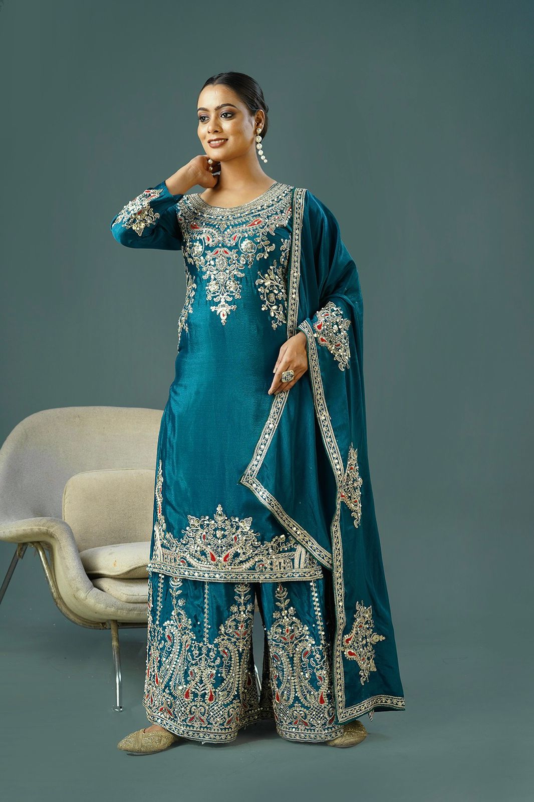Palazzo Suit Set Ready to wear wedding salwar kameez