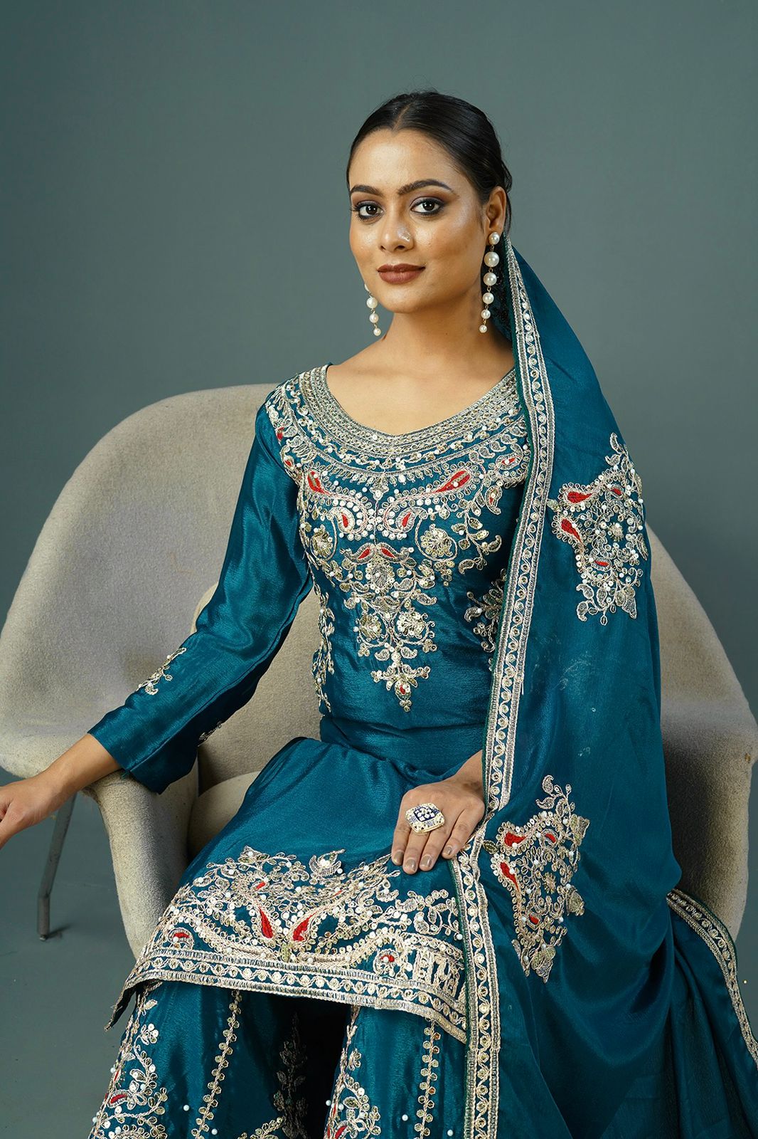 Palazzo Suit Set Ready to wear wedding salwar kameez