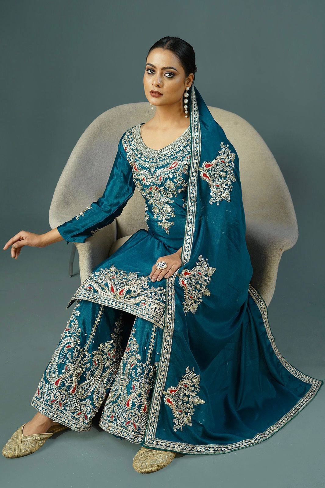 Palazzo Suit Set Ready to wear wedding salwar kameez