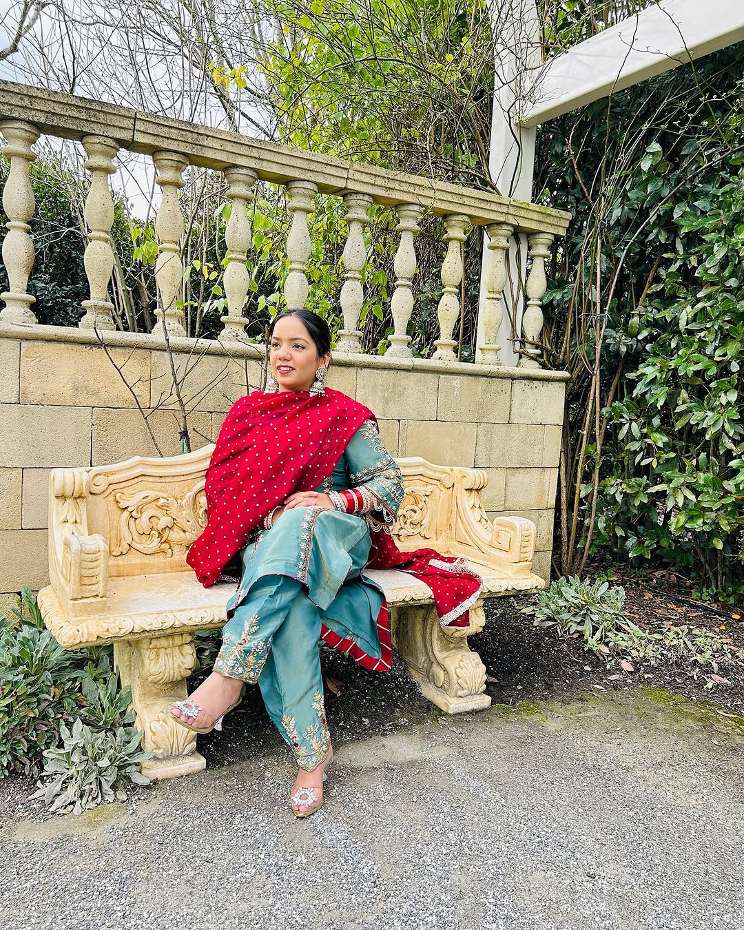 Punjabi Salwar suit Ready To Wear Salwar Kameez Palazzo Set