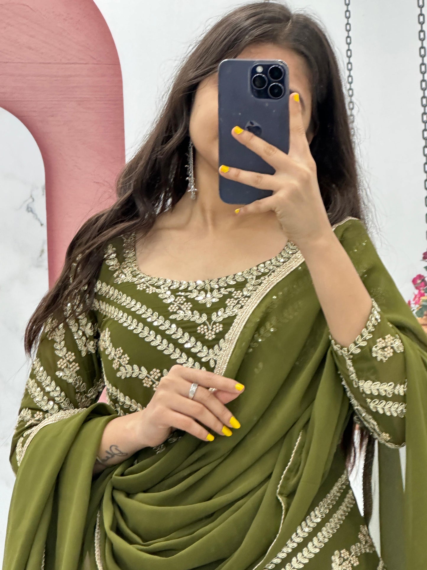 Ready To Wear Sharara suit set Salwar Kameez Readymade Indian Dress