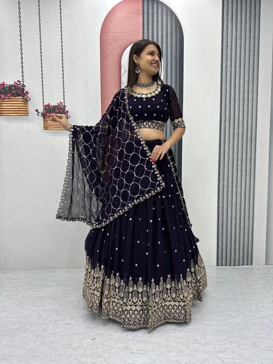 Lehenga Choli Readymade Stitched For Wedding Women Party Skirt Ready To Wear