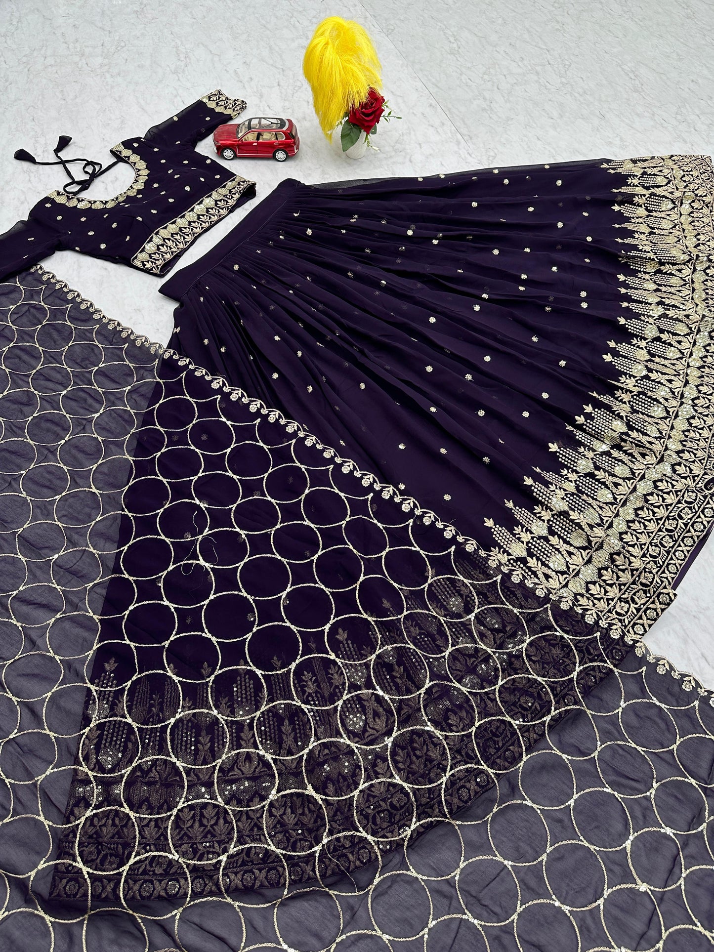 Lehenga Choli Readymade Stitched For Wedding Women Party Skirt Ready To Wear