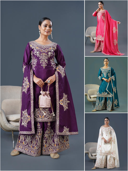 Palazzo Suit Set Ready to wear wedding salwar kameez