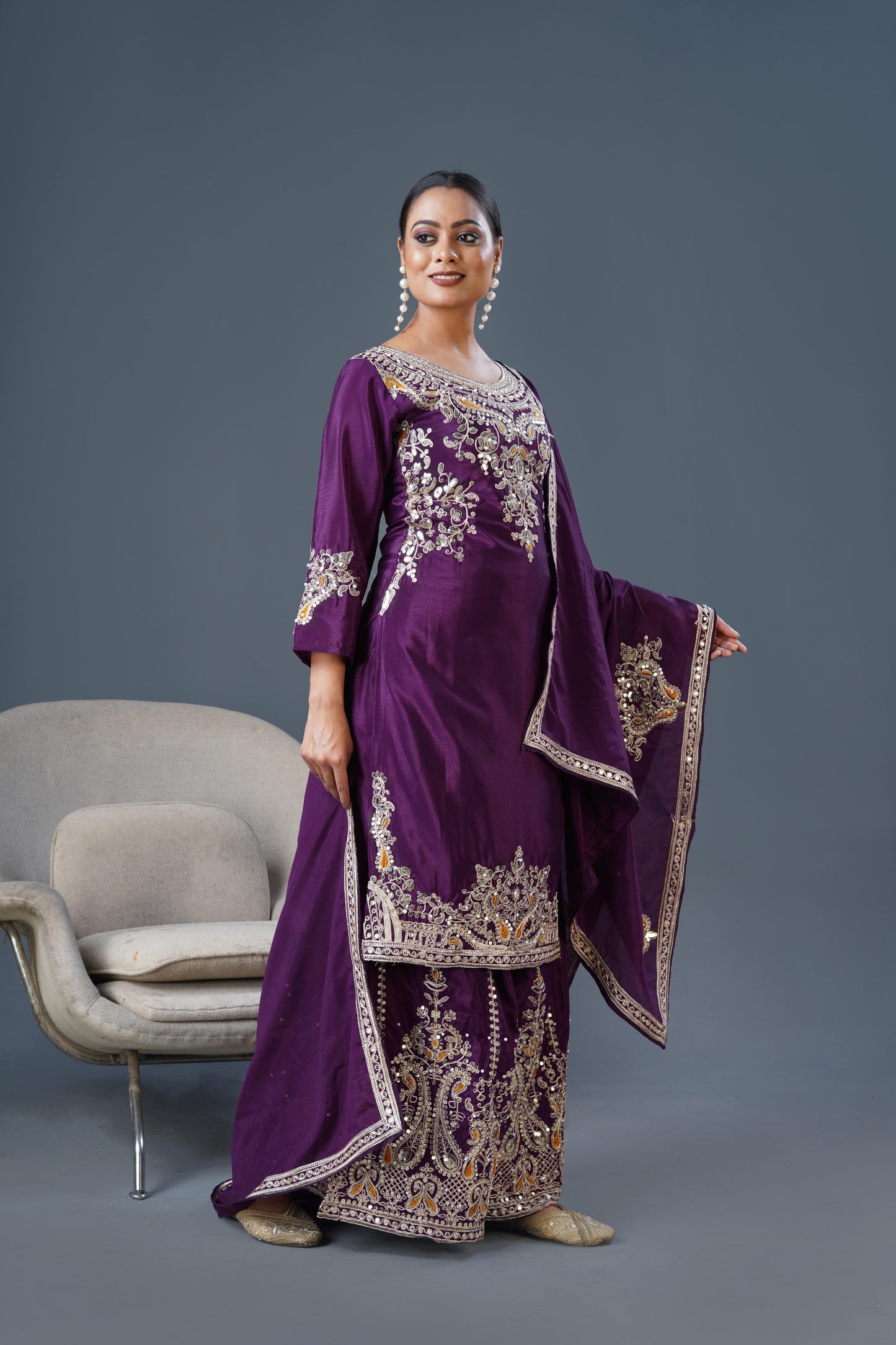 Palazzo Suit Set Ready to wear wedding salwar kameez