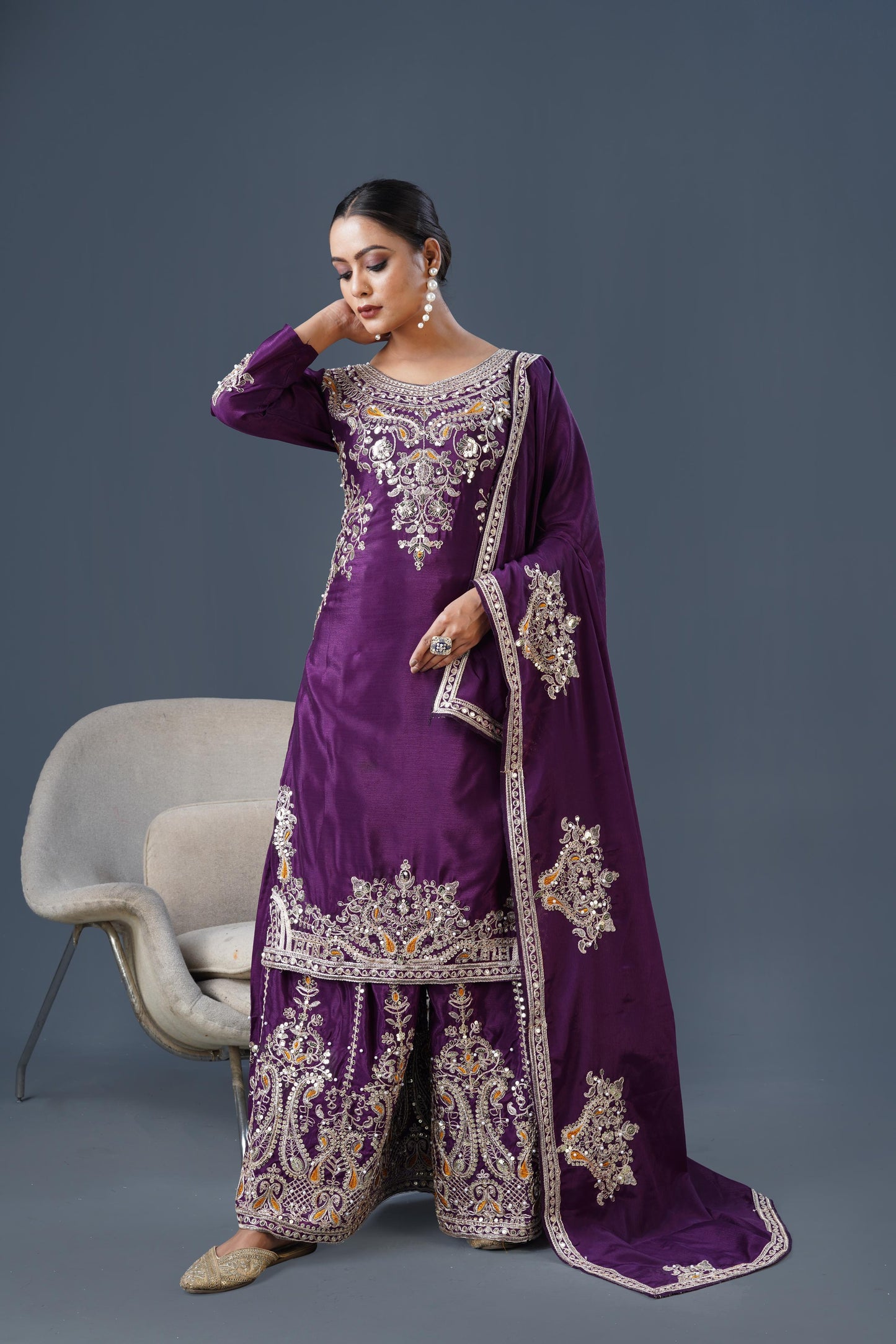 Palazzo Suit Set Ready to wear wedding salwar kameez