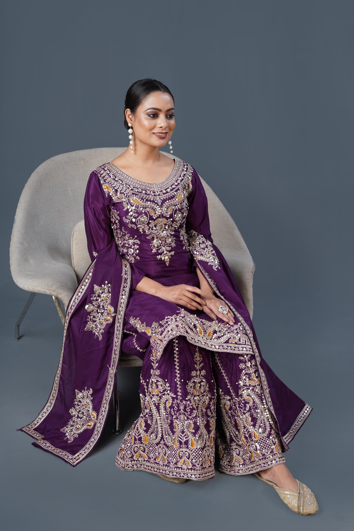 Palazzo Suit Set Ready to wear wedding salwar kameez