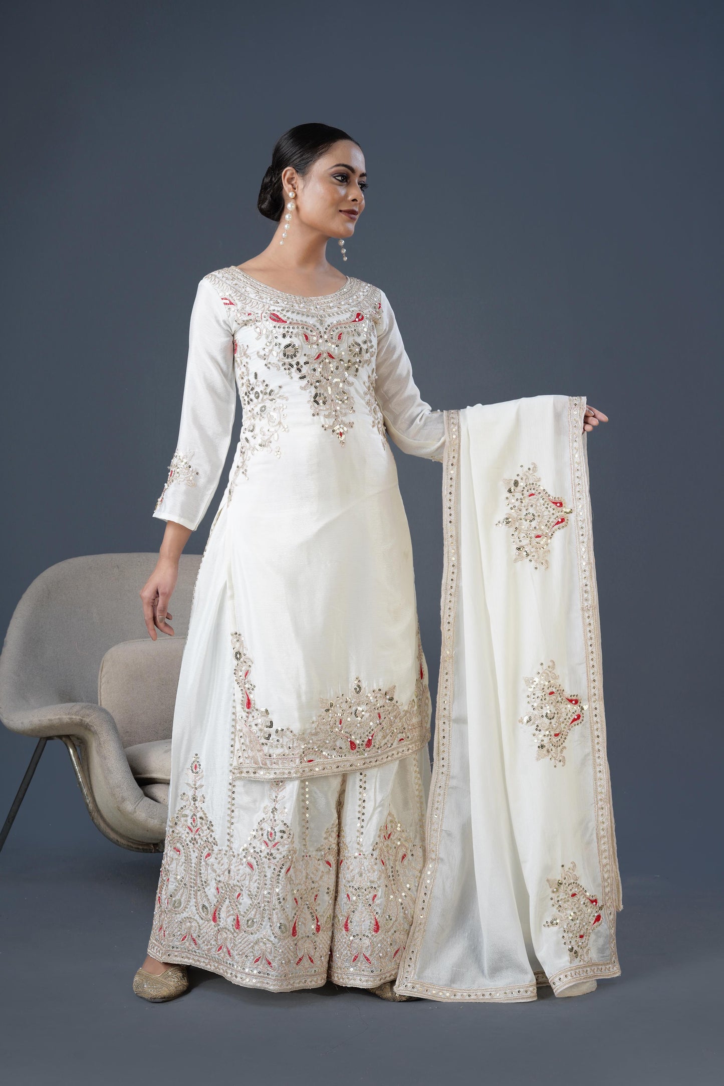 Palazzo Suit Set Ready to wear wedding salwar kameez