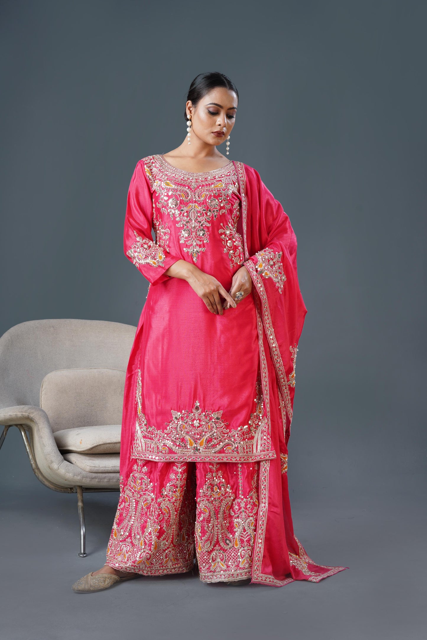 Palazzo Suit Set Ready to wear wedding salwar kameez