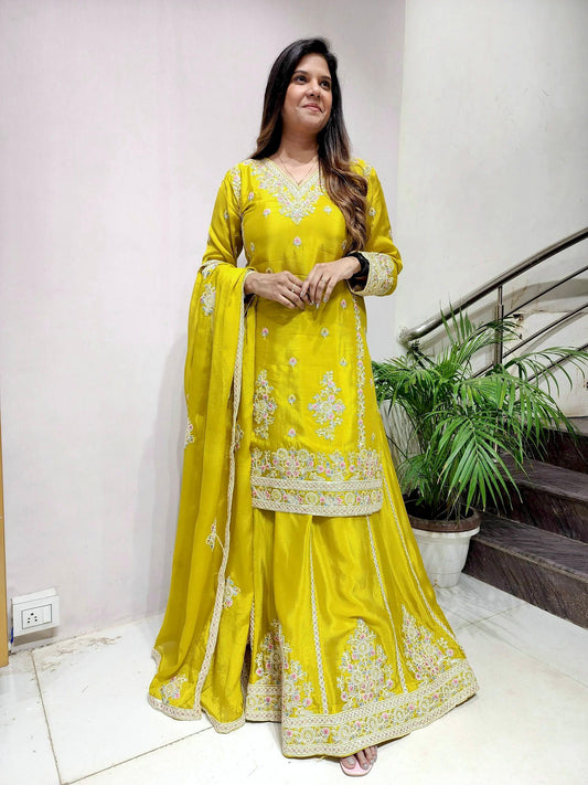 Palazzo Suit set premium Wedding Salwar kameez Indian dress Readymade