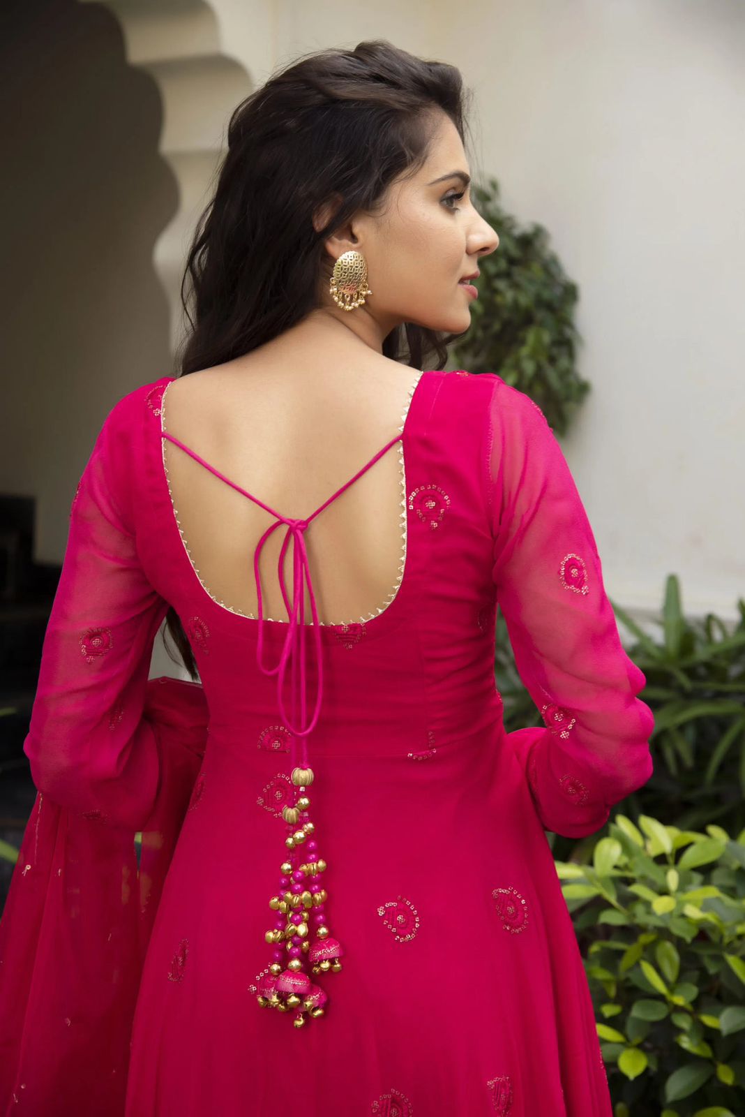 Pink Salwar Kameez Readymade stitched New Indian Ready To Wear Wedding Suit
