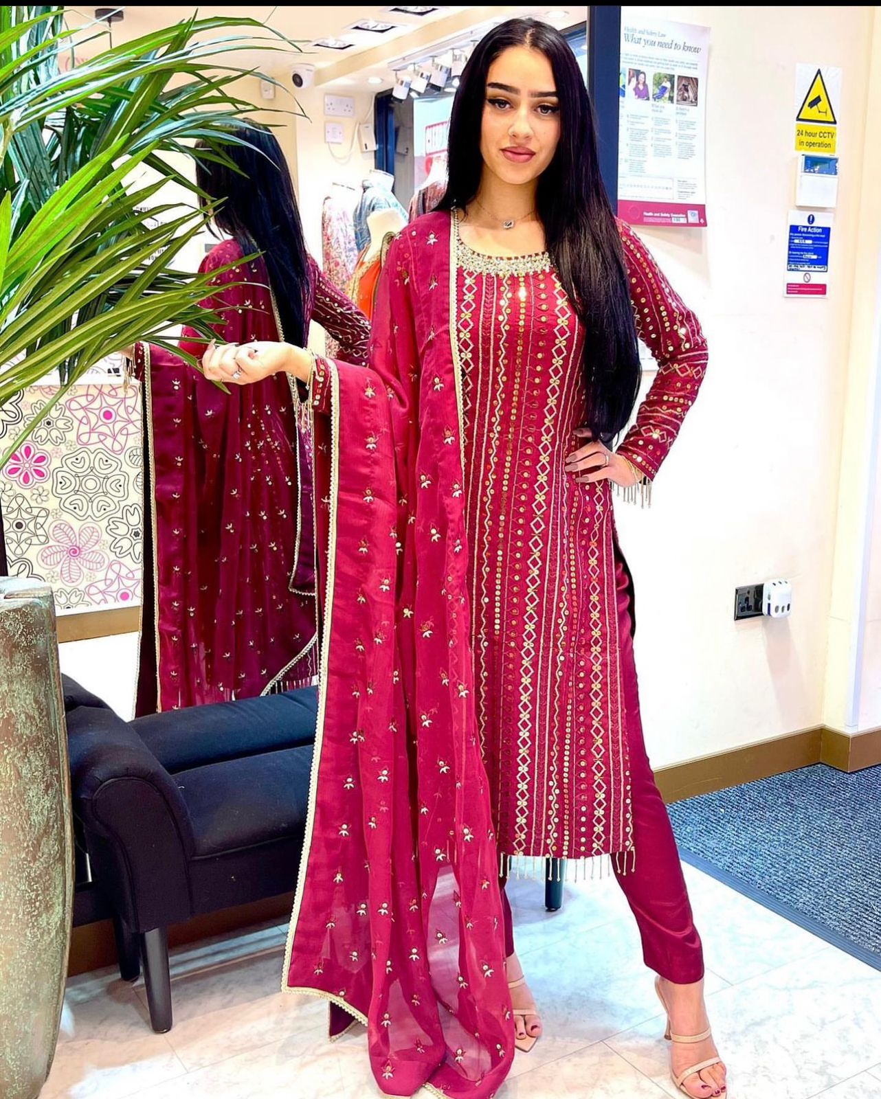 Pakistani salwar kameez Indian dress Readymade Designer Suit