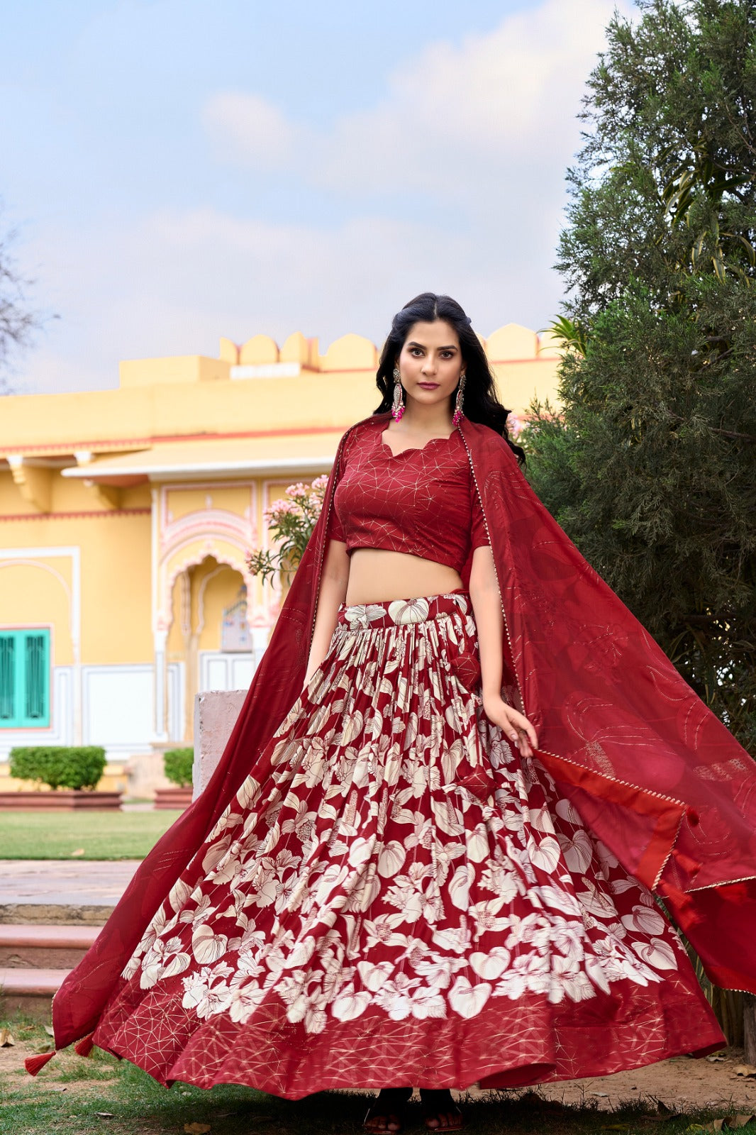 Lehenga Choli Readymade Stitched For Wedding Women Party Skirt Ready To Wear