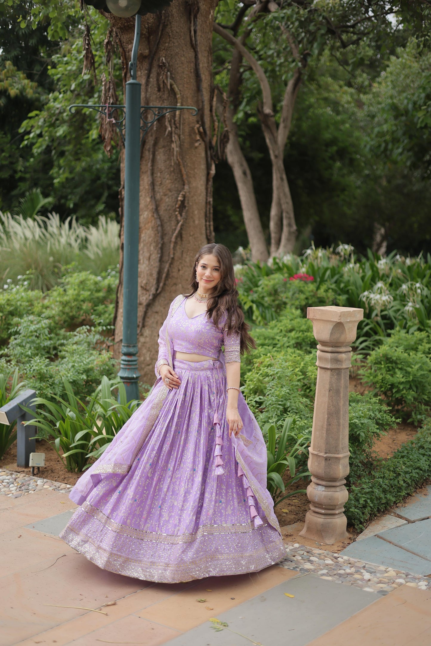 Jequard Lehenga choli Indian Readymade Wedding dress Lehenga